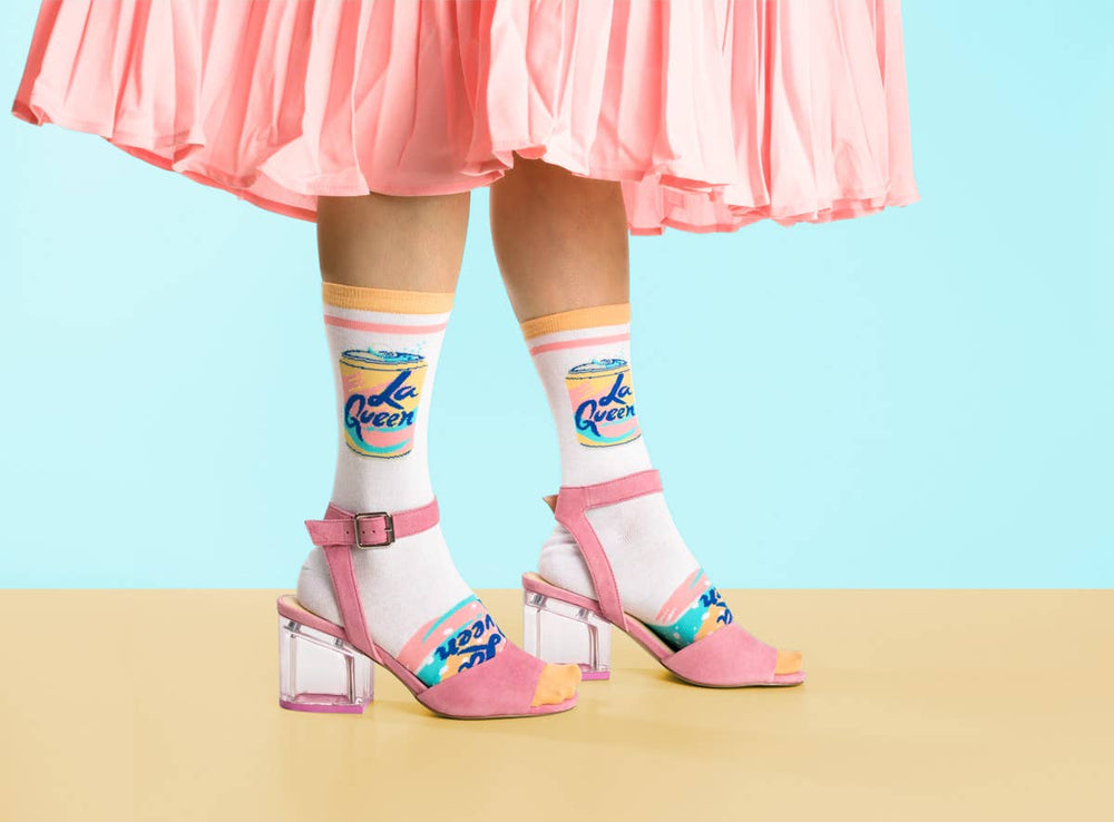 Yellow Owl Workshop - Women's - LA Queen Crew Socks